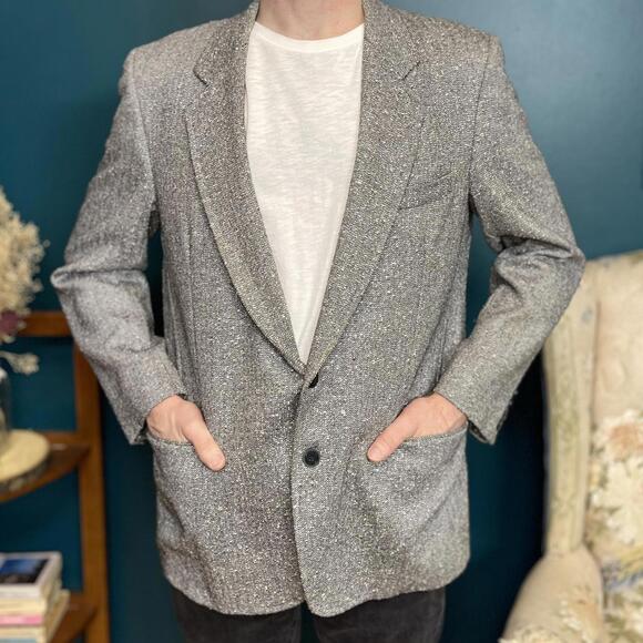 Vintage Chaps Ralph Lauren Union Label Wool Suit Jacket Blazer - Picture 2 of 9